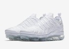 Nike Air Vapormax Plus Triple Platinum 924453-100 Men s Sport Running
