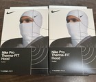 Nike Pro Hyperwarm Hood Therma Fit Unisex White Ski Mask Ships Same Day