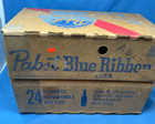 1970s Pabst Blue Ribbon Waxed Carboard Re-usable Box Bar Man Cave