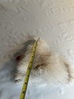 White Alpaca Plush Toy 100  Alpaca Wool Real Fur Peruvian Stuffed Animal Llama