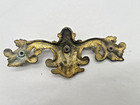 Vintage Cast Metal Ornament clock Parts  7 1 4  Long 3  Tall And 3  High
