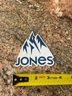 Jones Snowboards Sticker - Ski Snowboard Mountain Sports