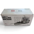 Electric Cigarette Rolling Machine Pure Grey Stainless Steel Injector New In Box