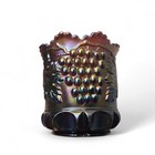 Antique Northwood Grape And Cable Amethyst Open Spooner