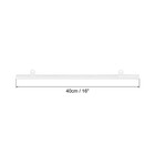 4 Sets Poster Hanger Rail Strip 40cm 16inch With Clips