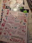Rub On Transfer Lot 15 Packs New Old Stock Variety Florals  Script  Farmhouse 