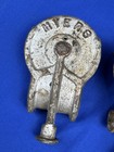 C 1910 Myers Barn Door Rollers   No Chips  Turns Properly  No Door Hangers