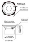 Goldwood Sound Gw-205 8s Shielded 5 25  Woofer 130 Watt 8ohm Replacement Speaker