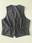 Men s Black Solid Formal Tuxedo Vest Waistcoat  Regular Size Type
