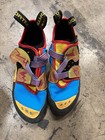 La Sportiva Men s Oxygym Climbing Shoes Black Blue Yellow Red Us 11 Eu 44 5