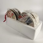 Temptations By Tara 12 Days Of Christmas Decor Plates 6  Appetizer Size New