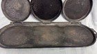 Rare Cast Iron Hinged Griddle Pan 3 Flop Pancake Flipper Skillet Unmarked