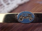 1960-70s Fisher Body Mens Gold Tie Clip Gm Coach Antaya Bros Attleboro Ma 3 