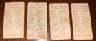 4 Card Lot - Circa 1889 1890 N88 Duke   Sons  Terrors Of America -tobacco Cards