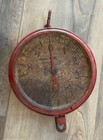 Hanging Scale General Store Heavy Duty W  Basket Works Some Rust  Needs Cleaning