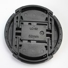 Nikon - 52mm Black silver Plastic Front Lens Cap - Clip-on