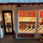 1999 Danbury Mint The Coca Cola Soda Fountain Clock With Working Lights