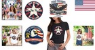 Celebrate 250  With 3-piece Eagle   Flag Iron-on Patches For 4th Of July