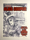 Alice Cooper Poster Morris Theatre So Bend In 2013 Concert Unique Artist Signed
