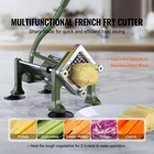 Uimoso French Fry Cutter Stainless Steel Potato Vegetable Slicer Chopper 2blades