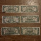 Lot Of 6 Us  5 Silver Certificates Blue Seal Bills - Read Description Lot-1