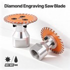2   Mini Diamond Cutting Disc 5 8-11 Saw Blade For Marble Concrete Granite Stone