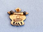 1941 Britain Wwii Raf Royal Air Force Pilot Wings Gold Brooch Pin Churchill