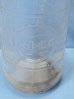 Vintage 60s Pepsi cola 10 Oz Embossed Clear Glass Soda Bottle  Grained Texture