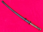 Vintage Military Japanese Army Nco Sword Samurai Katana Brass Handle With Number
