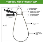 Fish Stringer Clip Large  Fishing Stringer Carry Multiple Large Fish  Quick Rele