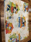 Vintage Disney Mickey Minnie Mouse Donald Duck Goofy Material 70s 80s