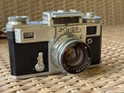 Vintage Ussr Kiev 4 Rangefinder Camera Jupiter-8m 2 50 Lens Case Soviet Contax