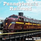 Red Ember Pennsylvania Railroad 2026 Wall Calendar 12 Month   12  X 24  Open   