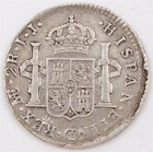 1801 Peru 2 Reales Silver Coin Lima Ij Km 95 Nice Ef 