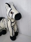 Aurora World 10  Plush Zebra Stuffed Animal Toy With Big Fluffy Black Tail
