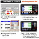 2 3 axis Digital Readout Lcd Ttl 1um Linear Glass Scale Dro Display Cnc Milling