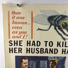 Fly Movie Poster  verygood  Half Sheet 1958 Monster Sci-fi 918