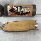Lot Of 2 Antique Star Cap Mantles For Oil Lamps