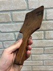 Antique Primitive Wooden Butter Paddle Scoop Kitchen Utensil For Butter Bowl