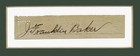 Frank  home Run  Baker Signed Cut Framed Presentation Display Psa dna