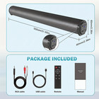Surround Sound Bar Wireless Subwoofer 4 Speaker System Tv Home Theater   Remote