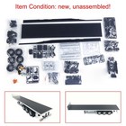 Toucanrc 1 14 Chassis 3 Axle Flatbed Semi-trailer For Rc Diy Tamiye Truck Model