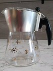 Vintage Douglas Flameproof 6 Cup Atomic Design Mid Century Modern Coffee Carafe 