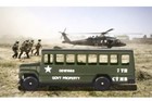 Matchbox -1985 School Bus Military Govt Property Vintage Full Case Of 24