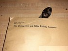 Chesapeake And Ohio Railway Corp  Envelope Railroad Vintage 1959