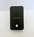 New Black Mini Electric Desktop Heater - 110v  60hz  50db  Strong Heat  Compact