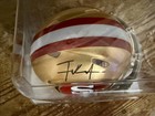 Frank Gore Signed San Francisco 49ers Gold Mini Helmet Jsa Coa