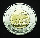 2004   2 Specimen Toonie Uncirculated From The Specimen Set
