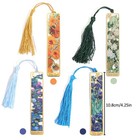 4 Pieces Metal Bookmarks 4 1 x0 79   Multi-colored With Dominant Golden Hue