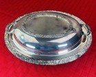 Vtg Wilcox 1312 Silverplate New Beverly Manor Covered Serving Dish Dome 11 5   